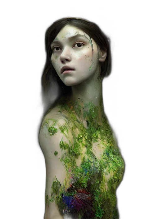 face, dress, creature, mask transparent PNG cut-out