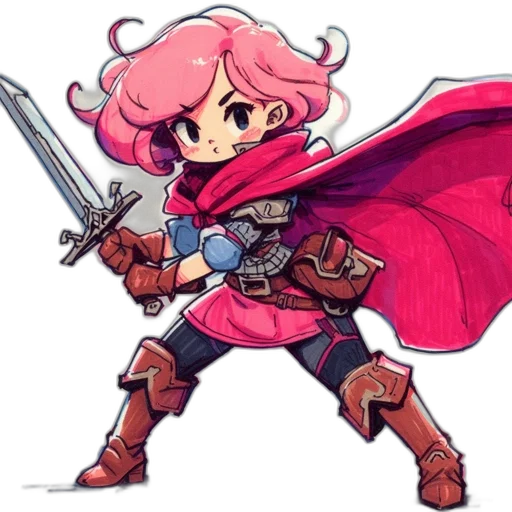 sword, weapon, staff, pixel art, concept art, fantasy art, watercolor, red transparent PNG cut-out