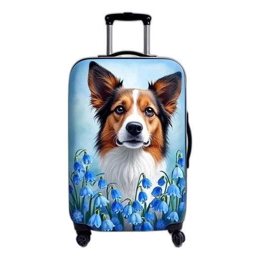 animal, photorealistic, blue, dog transparent PNG cut-out