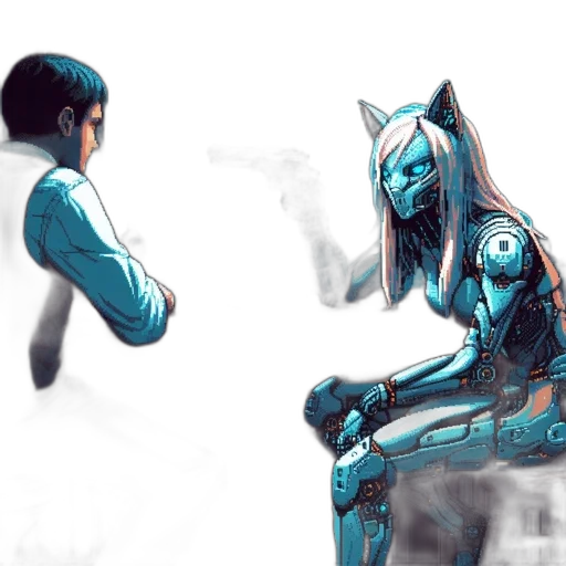 robot, concept art, comic book art, anime, 3d render, outer space, fire, underwater transparent PNG cut-out