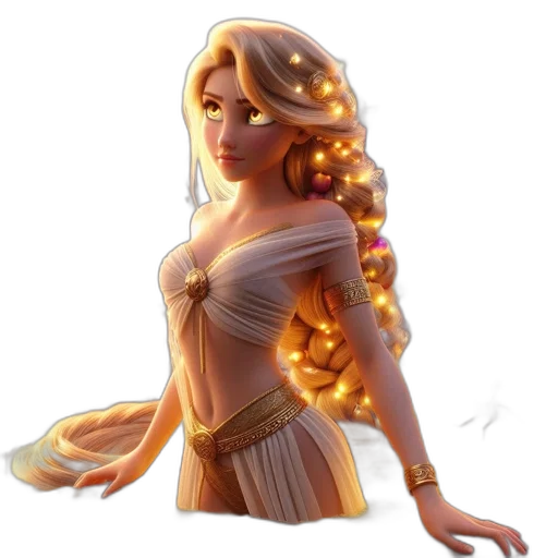 dress, crown, staff, fantasy art, concept art, pixel art, comic book art, fire transparent PNG cut-out