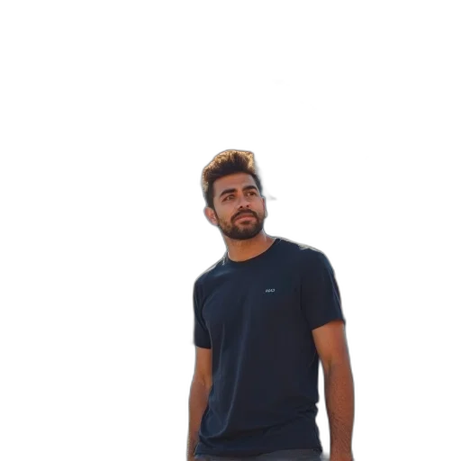 staff, jacket, face, creature transparent PNG cut-out