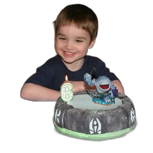 hat, 3d render, young, boy, smiles, front, his, birthday transparent PNG cut-out