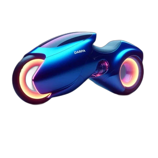 car, robot, weapon, shoes, 3d render, concept art, photorealistic, vaporwave transparent PNG cut-out