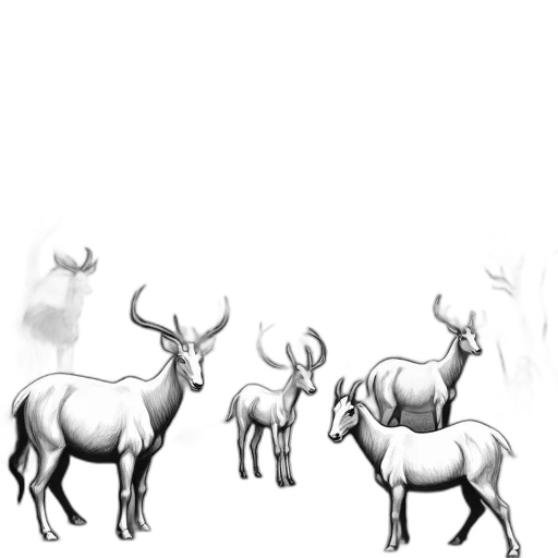 animal, creature, crown, concept art, fantasy art, photorealistic, 3d render, forest transparent PNG cut-out