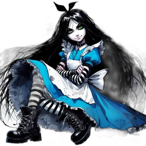creature, dress, staff, fantasy art, concept art, anime, comic book art, monochrome transparent PNG cut-out
