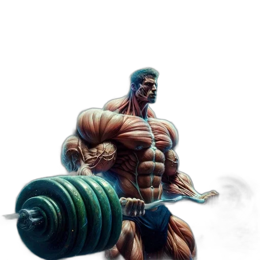 weapon, concept art, photorealistic, fantasy art, comic book art, athletic, figure, holds transparent PNG cut-out