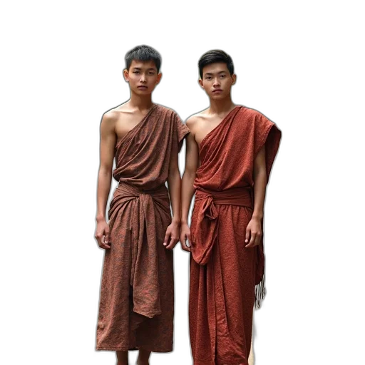 dress, photorealistic, concept art, earth tones transparent PNG cut-out