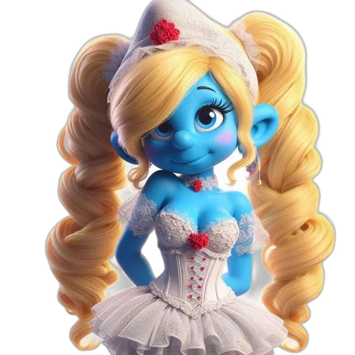 3d render, concept art, fantasy art, cartoon, whimsical, animated, character, striking transparent PNG cut-out