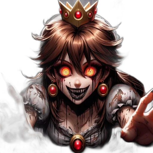 crown, mask, face, concept art, fantasy art, anime, pixel art, animated transparent PNG cut-out