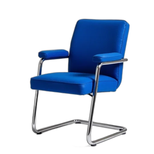 furniture, staff, 3d render, blue transparent PNG cut-out