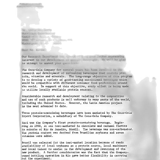 letter, dated, november, 1972, coca-cola, company, catherine, letts transparent PNG cut-out