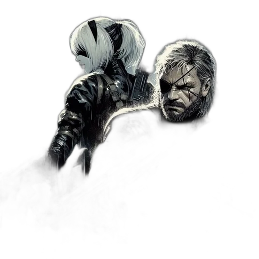 mask, face, robot, weapon, comic book art, concept art, fantasy art, cyberpunk transparent PNG cut-out