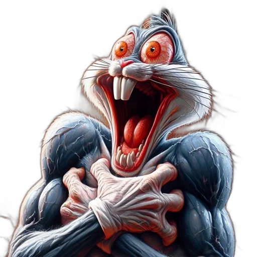creature, animal, jacket, concept art, photorealistic, comic book art, cartoon, emotive transparent PNG cut-out
