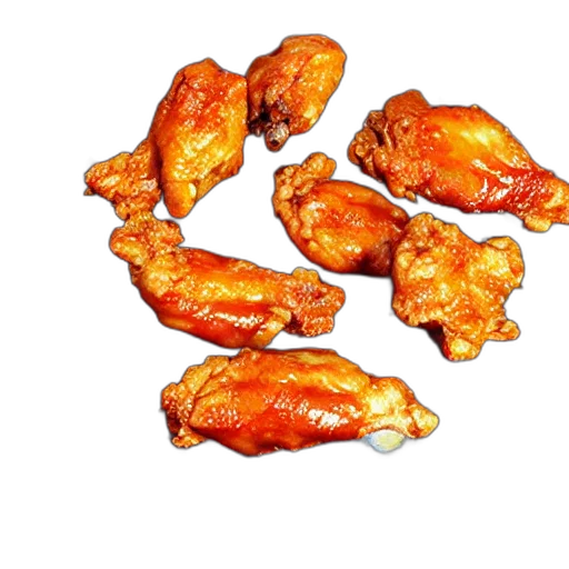 food, animal, crown, weapon, photorealistic, 3d render, chicken, wing transparent PNG cut-out