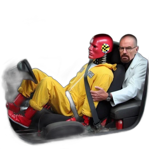 robot, car, furniture, jacket, concept art, cyberpunk, photorealistic, fire transparent PNG cut-out