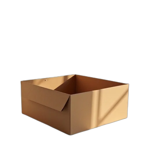furniture, shoes, food, hat, 3d render, photorealistic, earth tones, box transparent PNG cut-out