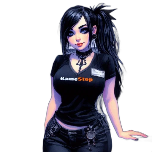 staff, dress, robot, pixel art, fantasy art, cyberpunk, concept art, dark transparent PNG cut-out