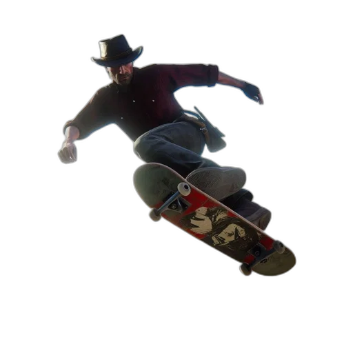 hat, creature, animal, concept art, 3d render, photorealistic, pixel art, man transparent PNG cut-out