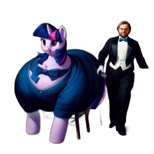 animal, creature, concept art, 3d render, fantasy art, vaporwave, anthropomorphic, purple transparent PNG cut-out