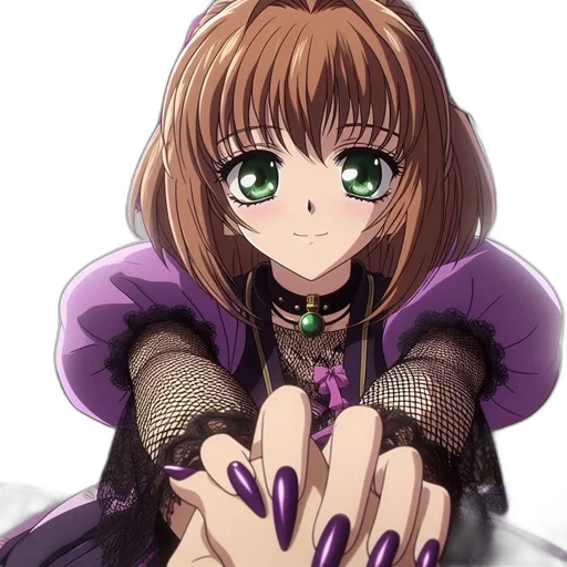jewelry, weapon, staff, face, anime, pixel art, cartoon, fantasy art transparent PNG cut-out