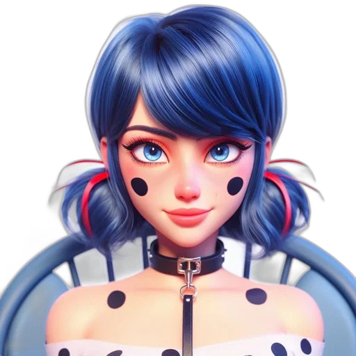 face, robot, fantasy art, concept art, 3d render, anime, blue, stylized transparent PNG cut-out