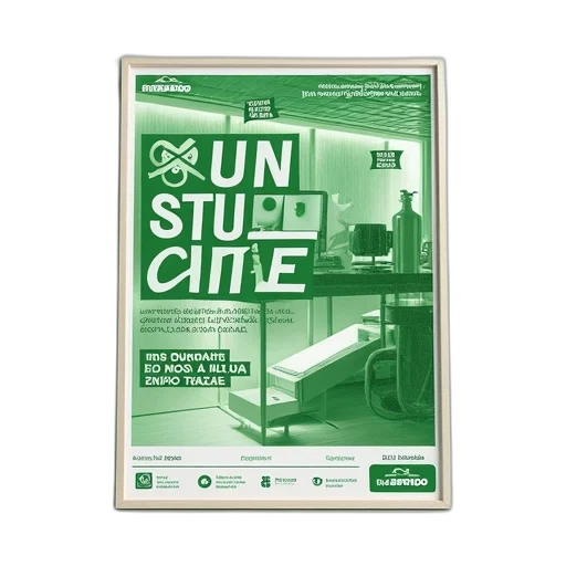 3d render, city street, green, second, image, promotional, poster, cinema transparent PNG cut-out