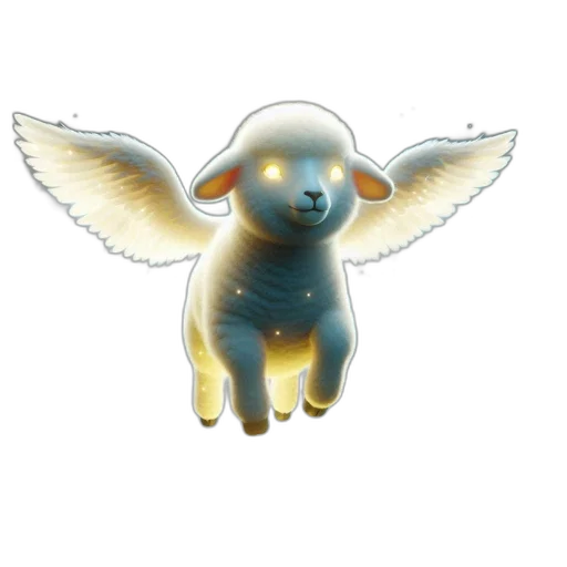 animal, 3d render, pixel art, concept art, fantasy art, illustration, portrays, winged transparent PNG cut-out