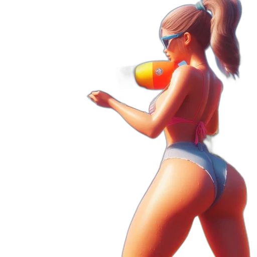 food, weapon, concept art, pixel art, 3d render, watercolor, beach, neon transparent PNG cut-out