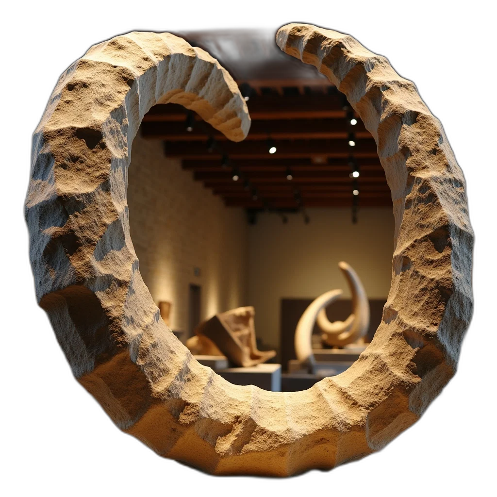 jewelry, mask, crown, dragon, 3d render, large, fossilized, mammoth transparent PNG cut-out