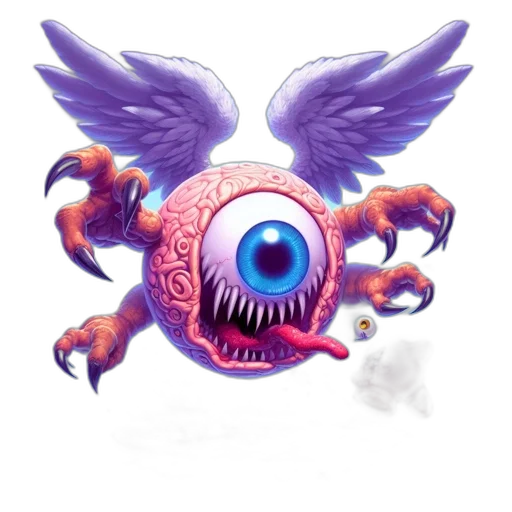 creature, mask, dragon, staff, concept art, fantasy art, pixel art, 3d render transparent PNG cut-out