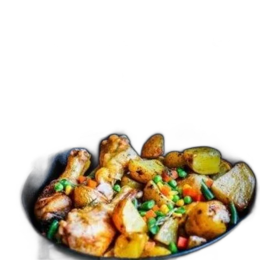 food, robot, photorealistic, 3d render, oil painting, concept art, skillet, recipes transparent PNG cut-out
