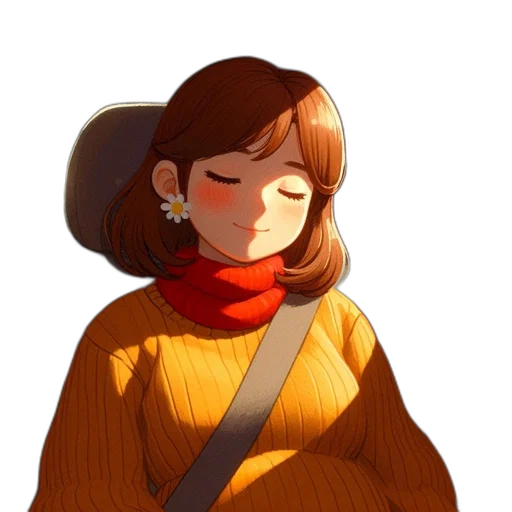 jacket, face, staff, hat, watercolor, concept art, pixel art, anime transparent PNG cut-out