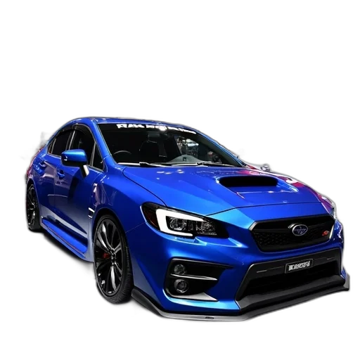car, 3d render, photorealistic, wrx transparent PNG cut-out