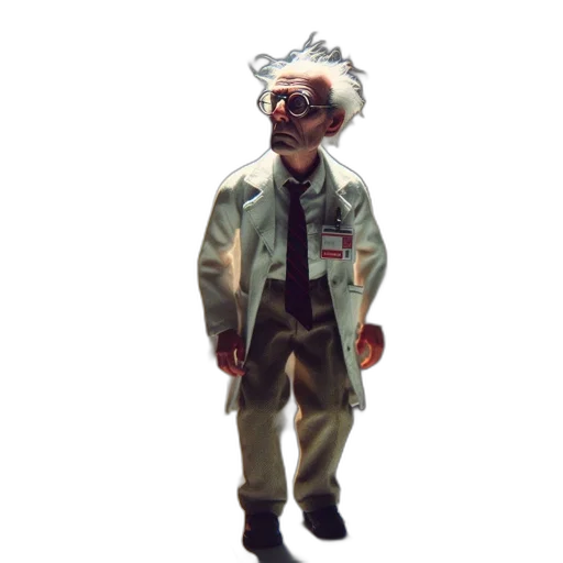 staff, jacket, creature, mask, concept art, pixel art, cyberpunk, 3d render transparent PNG cut-out