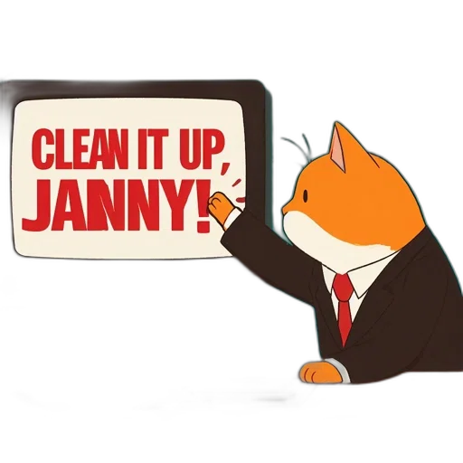 staff, anthropomorphic, cat, suit, tie, gives, presentation, desk transparent PNG cut-out