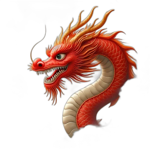 dragon, staff, creature, weapon transparent PNG cut-out