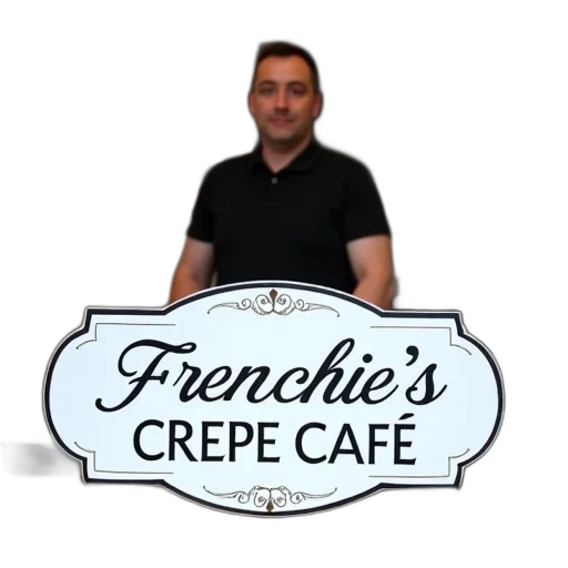 staff, food, creature, 3d render, person, standing, behind, counter transparent PNG cut-out