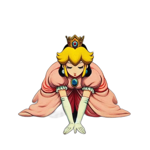 crown, staff, creature, weapon, pixel art, concept art, fantasy art, 3d render transparent PNG cut-out