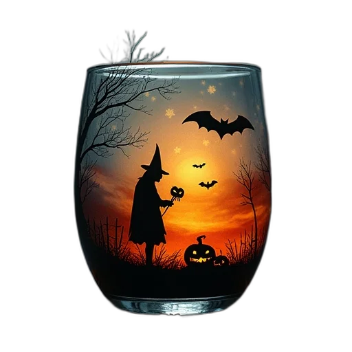 fantasy art, photorealistic, concept art, halloween transparent PNG cut-out