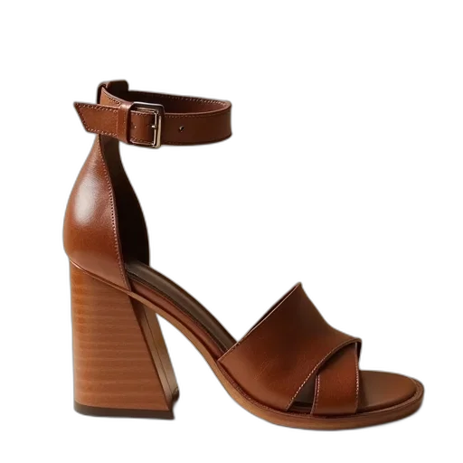 shoes, earth tones, leather, ankle transparent PNG cut-out