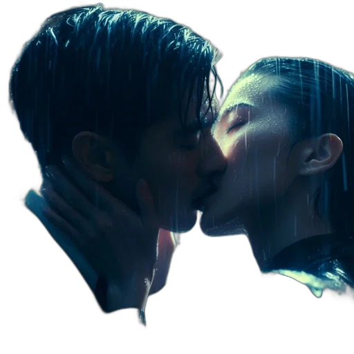 photorealistic, cyberpunk, concept art, 3d render, neon lights, underwater, outer space, rain transparent PNG cut-out