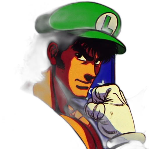 hat, face, weapon, staff, pixel art, concept art, comic book art, anime transparent PNG cut-out