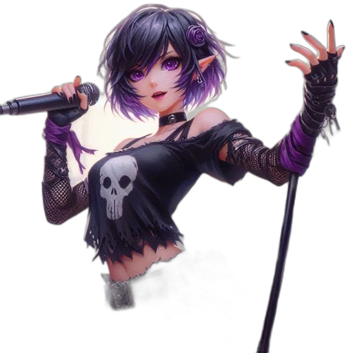 staff, weapon, jacket, fantasy art, concept art, pixel art, anime, dark transparent PNG cut-out