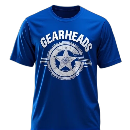 gearheads, team, logo, shirt transparent PNG cut-out