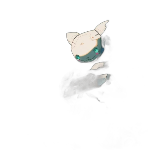 hat, dragon, mask, creature, concept art, pixel art, 3d render, anime transparent PNG cut-out
