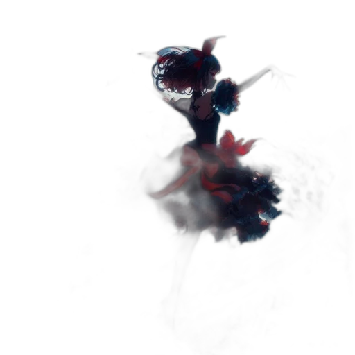 dragon, dress, creature, flower, concept art, fantasy art, 3d render, pixel art transparent PNG cut-out