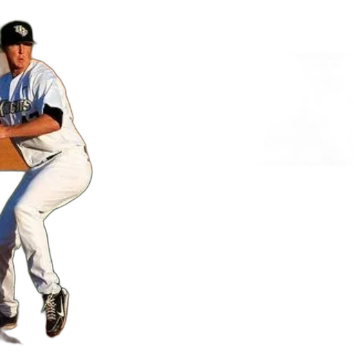 furniture, baseball, player, white, uniform, pitcher, mound transparent PNG cut-out