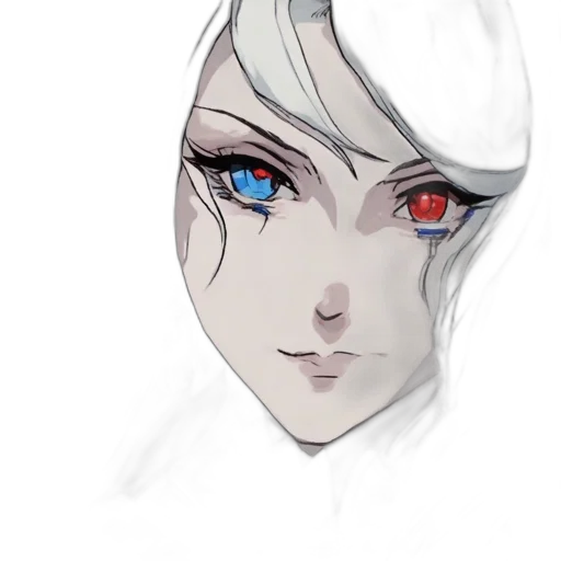face, mask, crown, robot, watercolor, concept art, anime, fantasy art transparent PNG cut-out