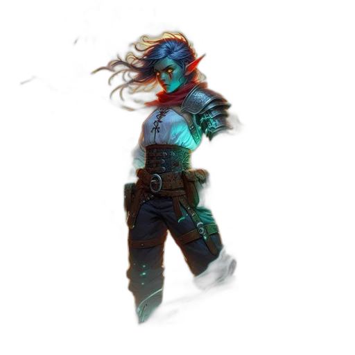robot, staff, weapon, mask, concept art, cyberpunk, pixel art, fantasy art transparent PNG cut-out